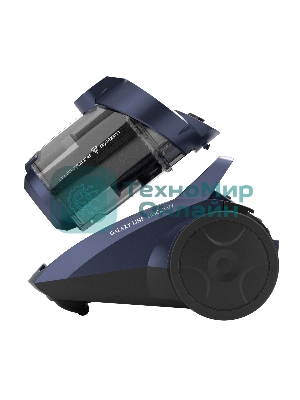 Пылесос Galaxy GL 6228 синий/черный, 350/ 2600 Вт, уборка сухая, пылесборник контейнер 3.4 л