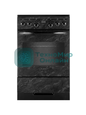 Плита электрическая Gefest ЭП Н Д 5560-03 0053 черный, конфорок 4 шт, духовка 55 л, 50 см x 85 см x 58.5 см