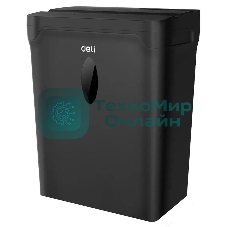 Шредер Deli ET014 черный с автоподачей (секр.P-4) фрагменты 5лист. 10лтр. пл.карты