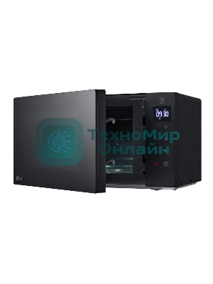 Микроволновая печь LG MS2032GAS черный 20 л, 700 Вт, переключатели - сенсор
