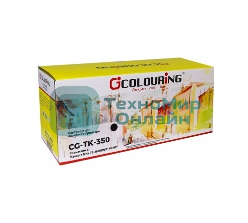 Картридж лазерный Colouring CG-TK-350 черный (15000 стр.) для Kyocera Mita FS-3920DN/3140 MFP