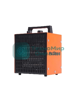 Тепловентилятор электрический Patriot PT Q 3S, оранжевый/черный, 2000 Вт, 25 м2, термостат