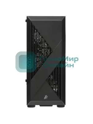 Компьютерный корпус 1STPLAYER FIREROSE F3-A черный ATX, TG 4x120мм LED fans inc. F3-A-BK-4F1