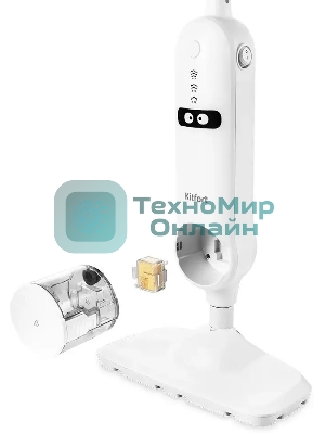 Швабра паровая Kitfort КТ-1015 белый