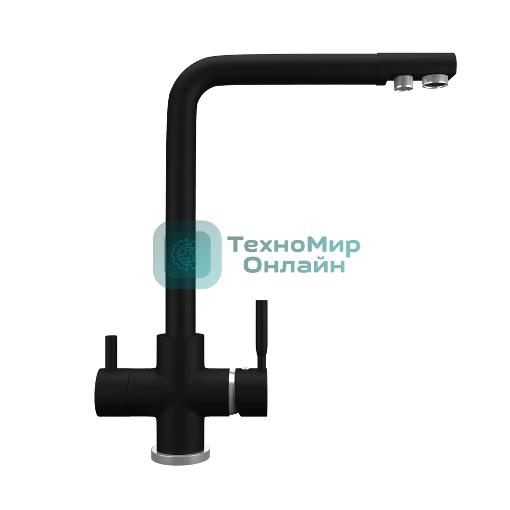 Кухонный смеситель Maunfeld MFQT-16B черный