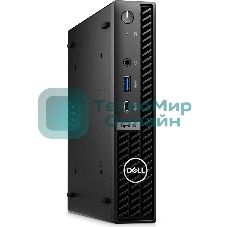 Мини ПК Dell Optiplex 7020 Micro i3 14100T (2.7) 8Gb SSD 256Gb UHDG 730 Win 11Pro GbitEth 260W мышь клавиатура черный (7020-3861)