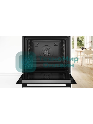 Духовой шкаф электрический Bosch HBG478CB3 черный
