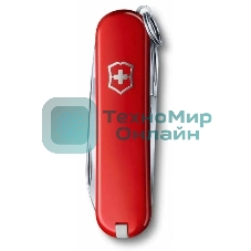 Нож перочинный Victorinox Classic (0.6203) 58мм 7 функций красный