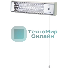 Обогреватель инфракрасный панельный Rexant серый, кварцевый, 1500 Вт, 20 м2, 3 режима обогрева