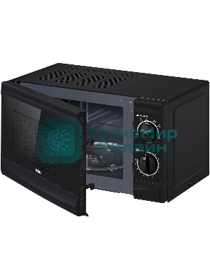 Микроволновая печь BBK 20MWS-706M/B черный, 20 л, 700 Вт, переключатели - поворотный механизм