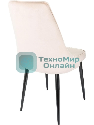 Стул для дома Бюрократ CH-K4_2 комплект 2 шт бежевый Holland 06 металл черный на ножках