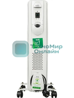 Обогреватель масляный Ballu Comfort BOH/CM-11WDN (11 секций) белый, 2200 Вт, 27 м2, термостат