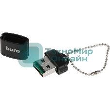 Кард-ридер Buro BU-CR-200/черный/micro-SD/USB 2.0/пластик