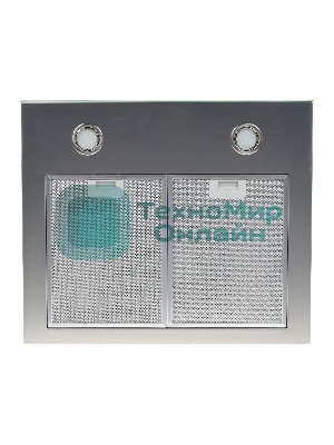 Вытяжка каминная Elikor Агат 60Н-1000-Е4Д серебристый/черный, 59 см, 1000 куб. м/ч, 59 дБ