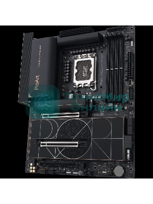 Материнская плата ASUS ProArt Z890-CREATOR WIFI, LGA 1851, Intel Z890, 4xDDR5, 4xSATA, 5xM.2, 2xPCIe 5.0 x16, 1xPCIe 4.0 x16, 1xHDMI, 1xDP, 1x 10Gb LAN, 1x 2.5Gb LAN, 2xUSB-C 10Gbps, 6xUSB-A 10Gbps, 1xUSB-A 2.0, 7.1, ATX