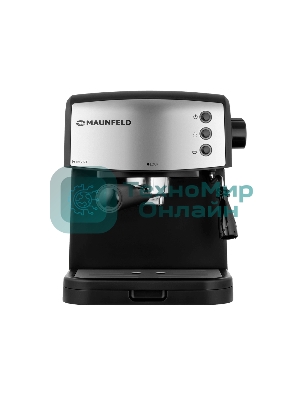 Кофеварка рожковая Maunfeld MF-734BK черный, исп. кофе - молотый/чалды, 1.5 л, 850 Вт, 15 бар