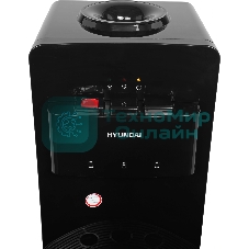 Кулер для воды Hyundai H-WD2155E, верхняя загрузка, нагрев 95 °С, охлаждение 10 °С, черный