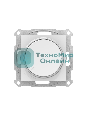 Светорегулятор AtlasDesign (диммер) повор-нажим. LED RC 400Вт мех. лотос SE ATN001323