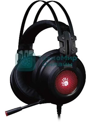 Гарнитура Bloody G525 чёрный, проводная, подсветка