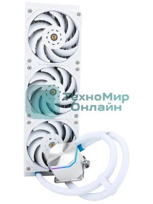 Система жидкостного охлаждения Thermalright Frozen Edge 360 Soc-AM5/AM4/1200/1700/1851 белый 4-pin 28.1dB Al Ret (F-EDGE-360-WH)