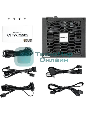 Блок питания Chieftec Vita SM3 BPX-850-C (ATX 3.1, 850W, 80 PLUS BRONZE, Active PFC, 120мм fan, Semi-modular Cable Management) Retail