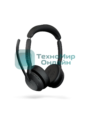 Гарнитура Jabra Evolve2 55 чёрный, беспроводная, Bluetooth, до 16 ч