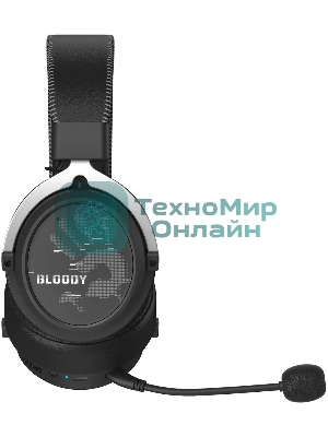 Гарнитура Bloody MR590 Sports чёрный, беспроводная + проводная, Bluetooth, до 35 ч