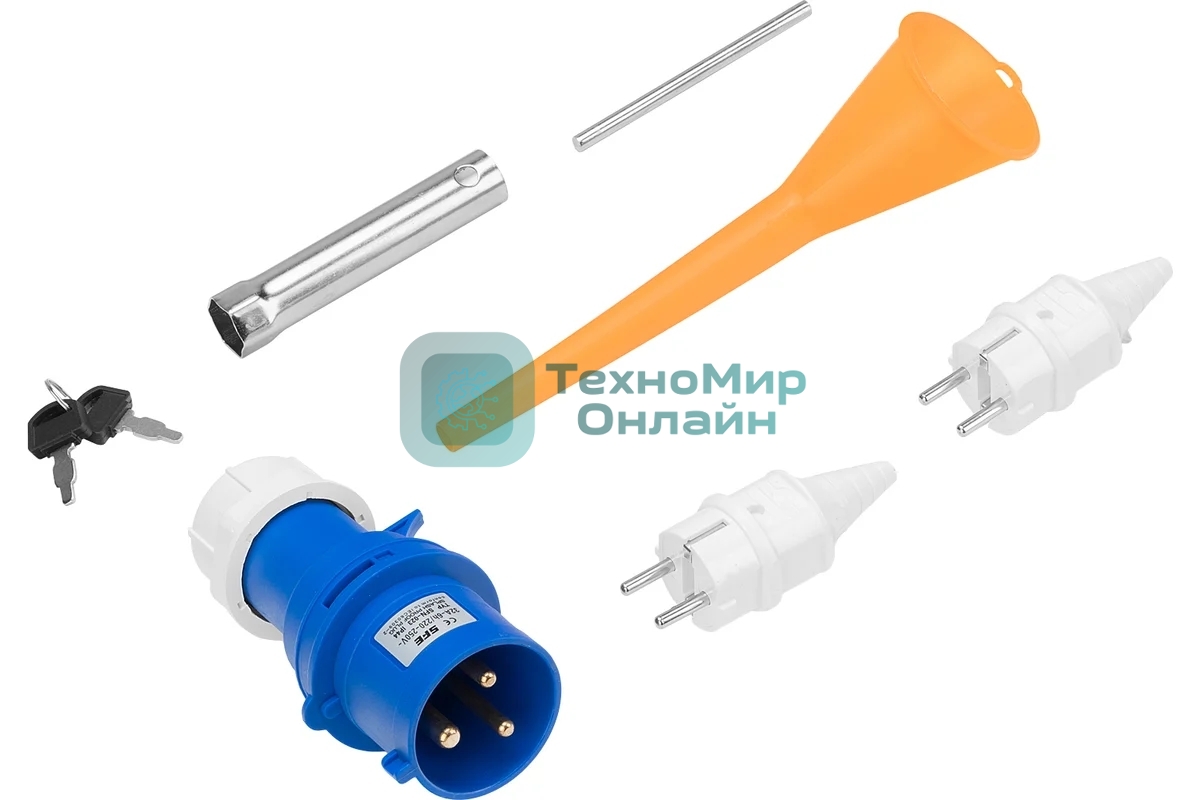 Электрогенератор бензиновый Denzel PS 80 EA, 8 кВт, 85 дБ, 90 кг