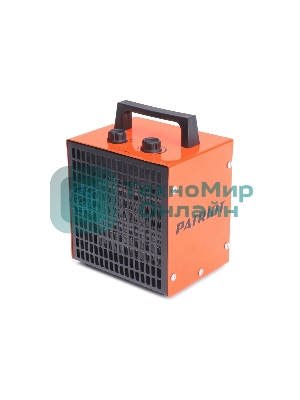 Тепловентилятор электрический Patriot PT Q 3S, оранжевый/черный, 2000 Вт, 25 м2, термостат