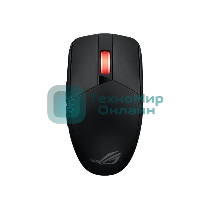 Мышь беспроводная ASUS ROG Strix Impact III Wireless черный, 36000 dpi, радиоканал, Bluetooth, USB, кнопки - 6