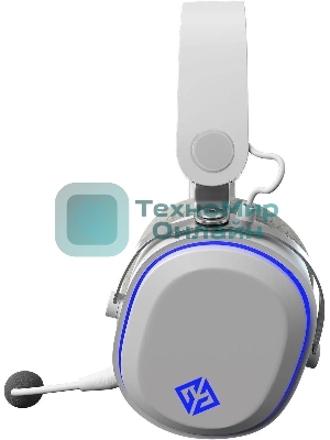 Беспроводные/проводные наушники GMNG GG-HS405W белый, полноразмерные, Bluetooth + радиоканал + проводной, до 40 ч