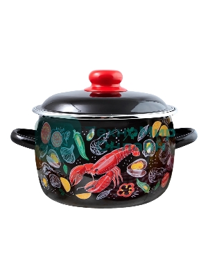 Кастрюля Appetite 1RC181M Лобстер эмал сфер 3,0 л