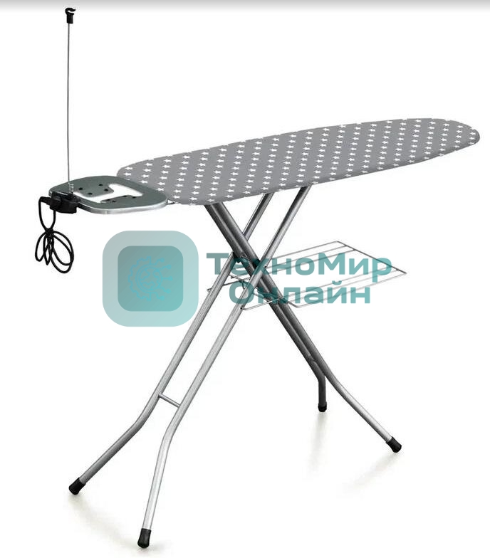 Доска гладильная DOGRULAR КАПИТОЛ ГРИ серый, чехол с тефлоновым покрытием (в уп. 2 шт)