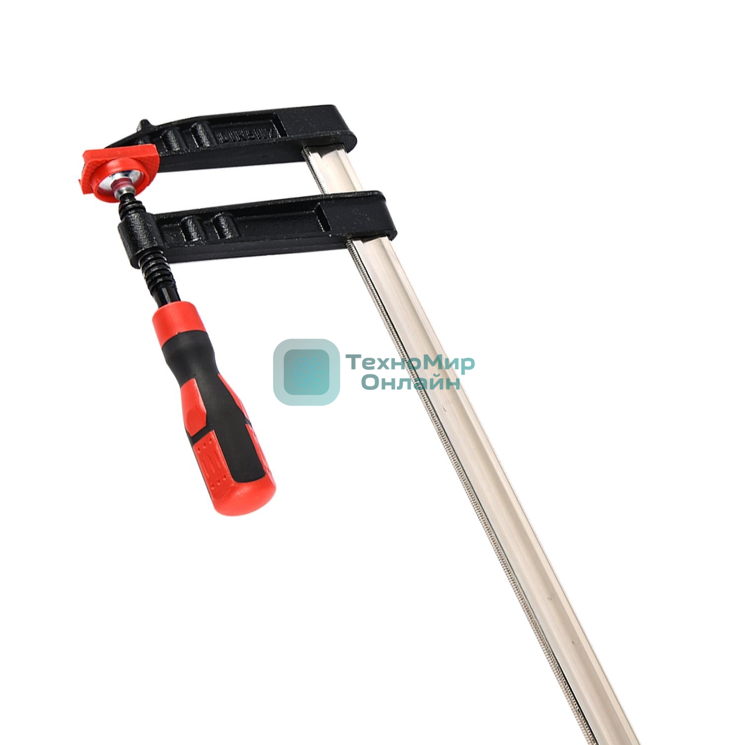 Струбцина F-образная усиленная Deli DL111230Z 300x120 мм, макс. усилие зажима 3500N, резьба 16мм