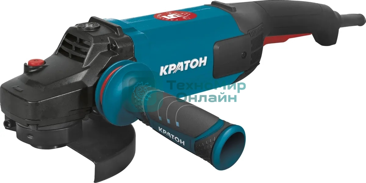 Углошлифовальная машина Кратон Мастер AMGP-3000-230JC 3000Вт 6500об/мин рез.шпин.:M14 d=230мм