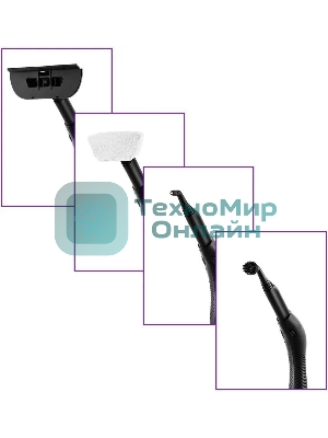 Пароочиститель напольный Kitfort КТ-9103-2 салатовый