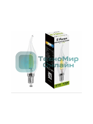 Лампа светодиодная Feron LB-714 11W 230V E14 4000K прозрачная