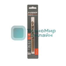 Сверло PATRIOT EXPERT по металлу, Р6М5К5, 9,0 мм, 1 шт в блистере