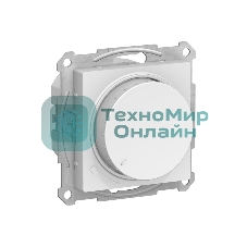 Светорегулятор AtlasDesign (диммер) повор-нажим. LED RC 400Вт мех. лотос SE ATN001323