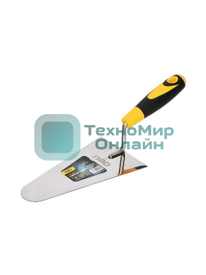 Кельма (мастерок) Deli DL509322 нержавеющая сталь, длина рабочей части 180мм, форма 