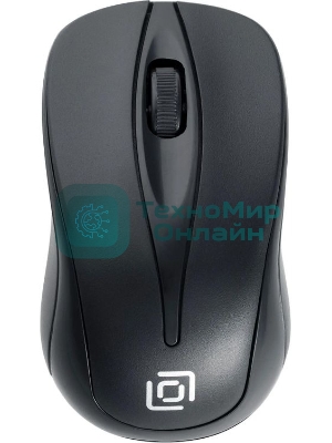 Мышь беспроводная Oklick 675MW черный, 800 dpi, радиоканал, USB, кнопки - 3