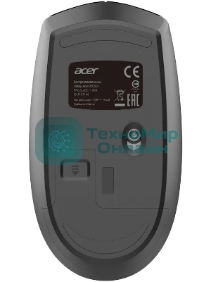 Комплект клавиатура+мышь Acer OCC501 проводной, USB, 1200 DPI, черный