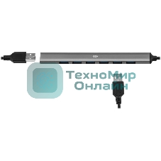USB-концентратор Digma DHUB-7USB-AC-2.0, USB-C + USB-A, USB 2.0 7 портов, USB