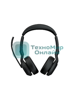 Гарнитура Jabra Evolve2 55 чёрный, беспроводная, Bluetooth, до 16 ч
