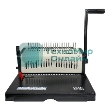 Переплетчик Office Kit B2125N A4/перф.23л.сшив/макс.500л./пластик.пруж. (4.5-51мм)