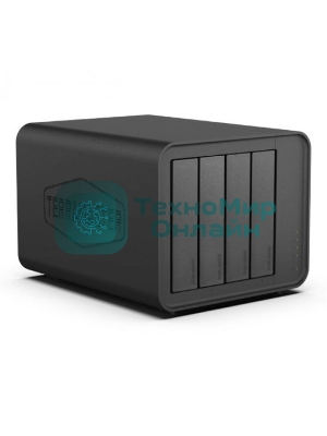 Сетевое хранилище TerraMaster D4-320 DAS tower/JBOD,RAID0,1/up to 4 SATA(3,5' or 2,5')/1xUSB3.1 Type-C gen2/1xPS/1YW