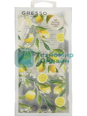 Чехол (клип-кейс) Gresso для Samsung Galaxy A02 Air прозрачный/рисунок (GR17AAAE9167)