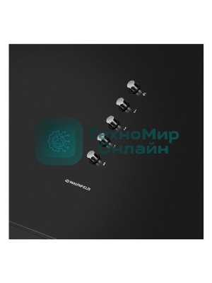 Вытяжка пристенная островная Maunfeld Bath Isla 401 черный, 40 см, 1150 куб. м/ч, 52 дБ