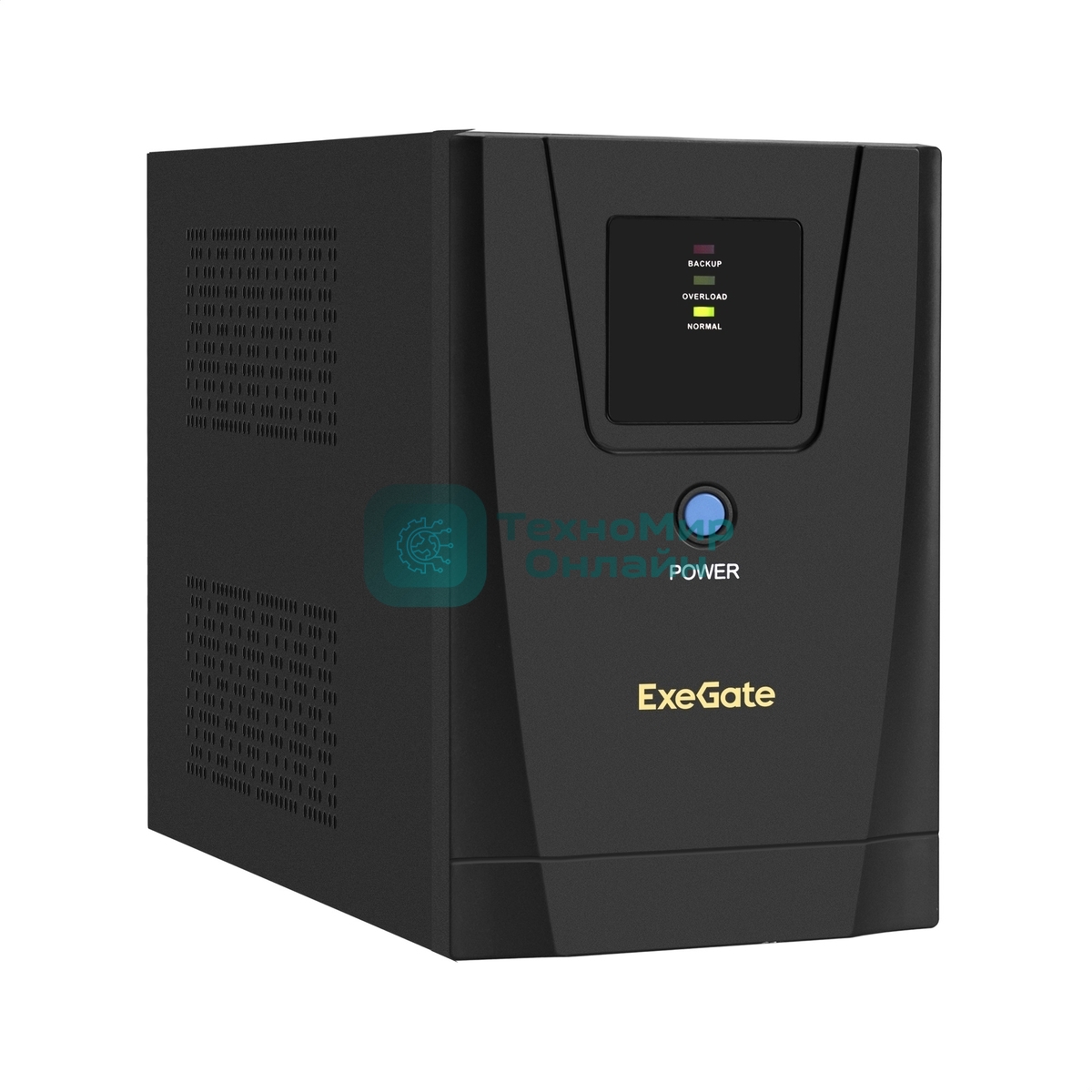 Источник бесперебойного питания ExeGate EP285488RUS SpecialPro UNB-1200.LED.AVR.C13.RJ.USB 1200VA/750W, LED, AVR, 6*IEC-C13, RJ45/11, USB, черный
