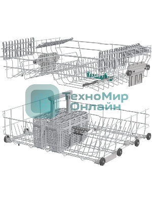 Встраиваемая посудомоечная машина Gorenje GV642D90, черный, 59.8 см, 14 компл., 45 дБ, класс A+++